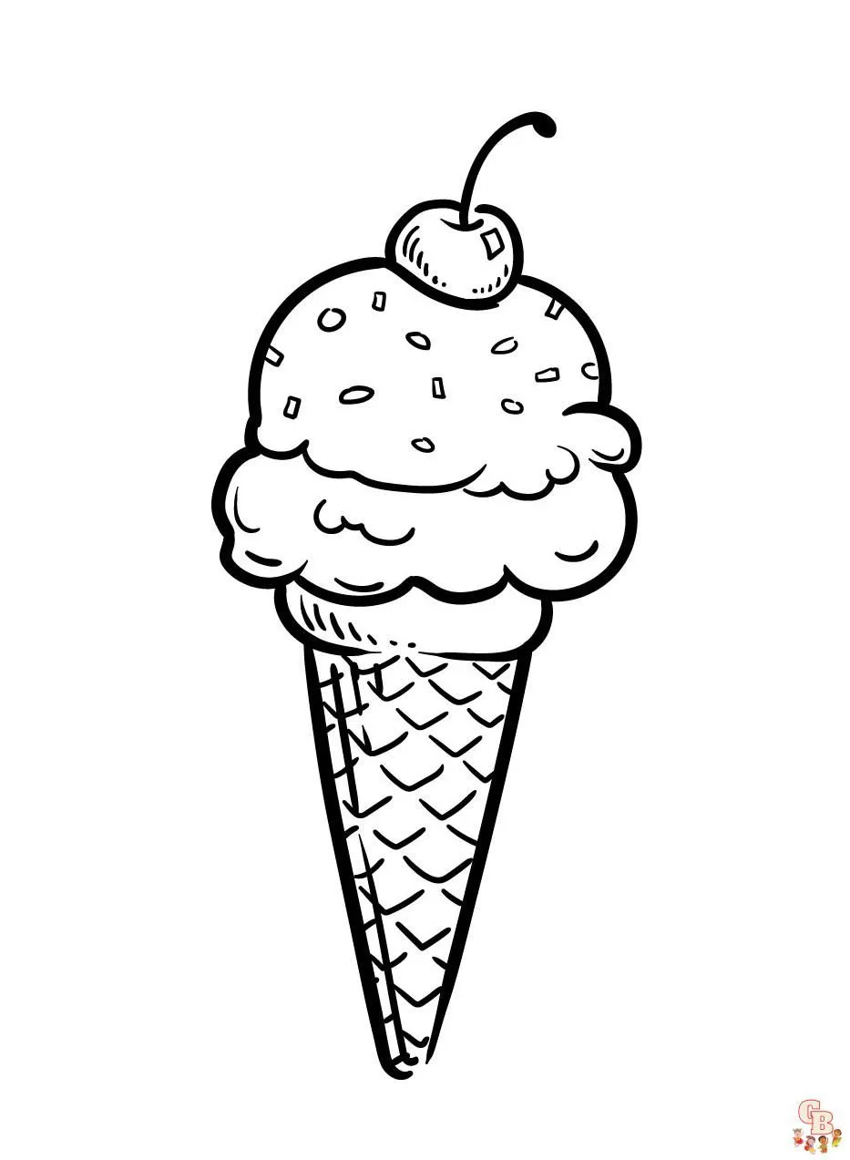 Paginas Para Colorear Conos De Helado: Hojas Faciles Para Imprimir Gratis Paginas Para Colorear Conos De Helado: Hojas Faciles Para Imprimir Gratis