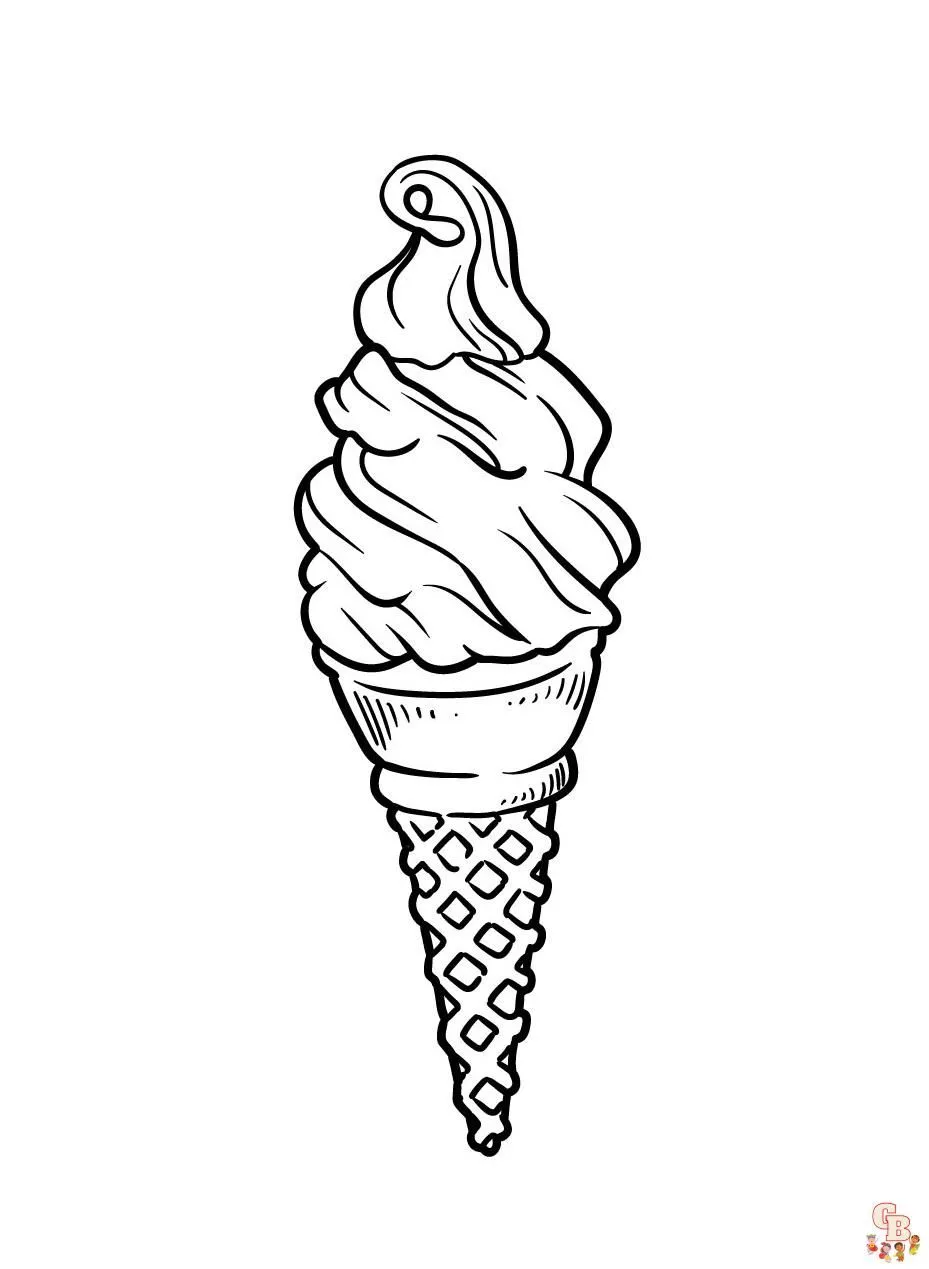 Paginas Para Colorear Conos De Helado: Hojas Faciles Para Imprimir Gratis Paginas Para Colorear Conos De Helado: Hojas Faciles Para Imprimir Gratis