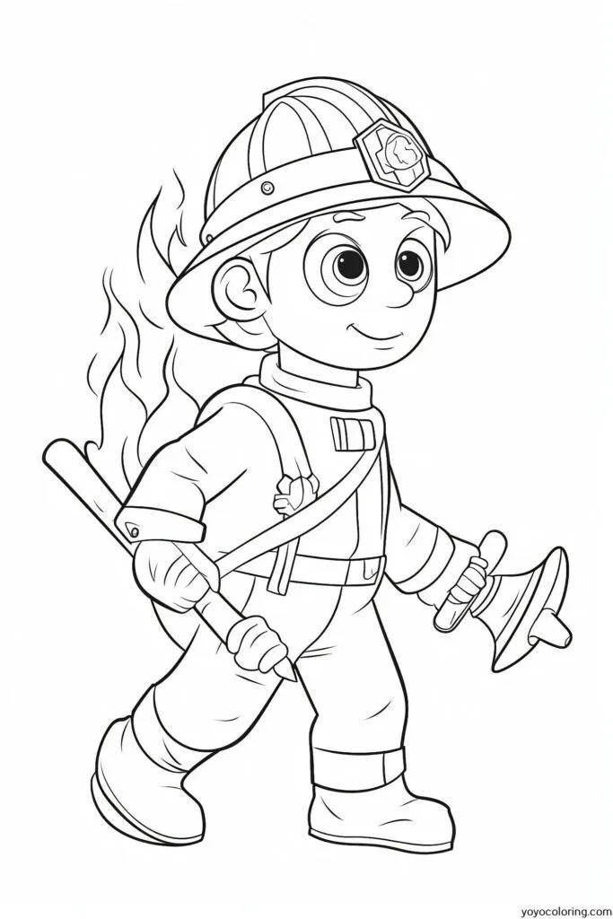Páginas para colorear de la estación de bomberos ᗎ Plantilla de pintura imprimible Páginas para colorear de la estación de bomberos ᗎ Plantilla de pintura imprimible