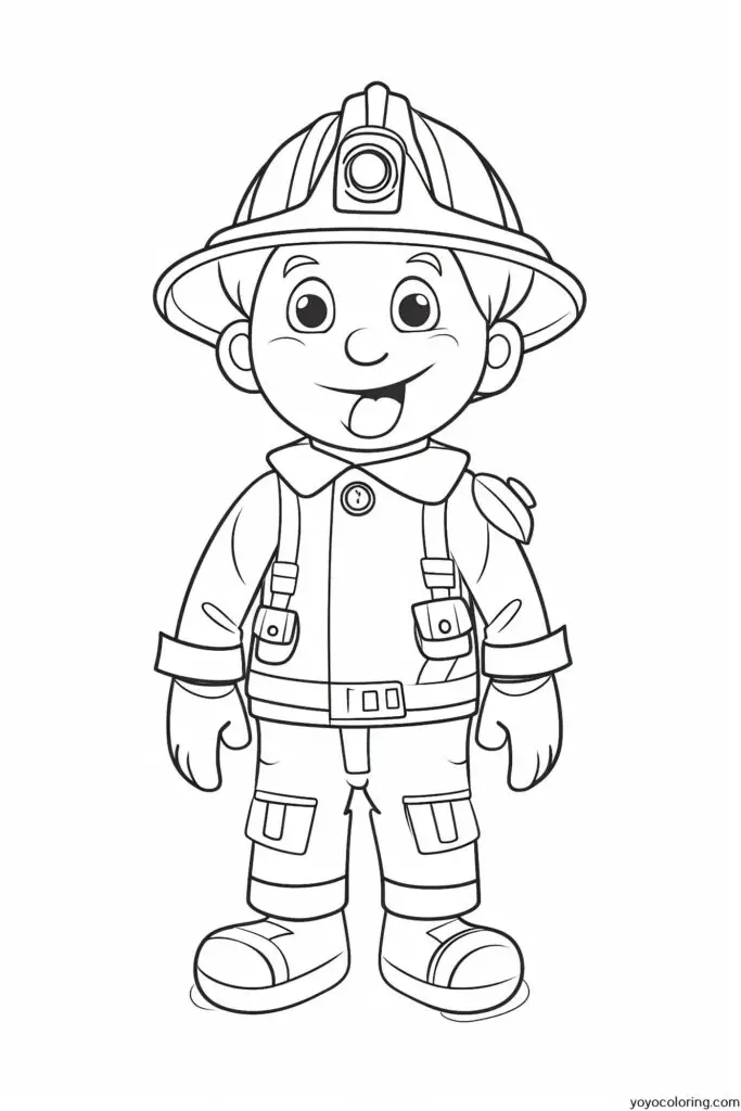 Páginas para colorear de la estación de bomberos ᗎ Plantilla de pintura imprimible Páginas para colorear de la estación de bomberos ᗎ Plantilla de pintura imprimible