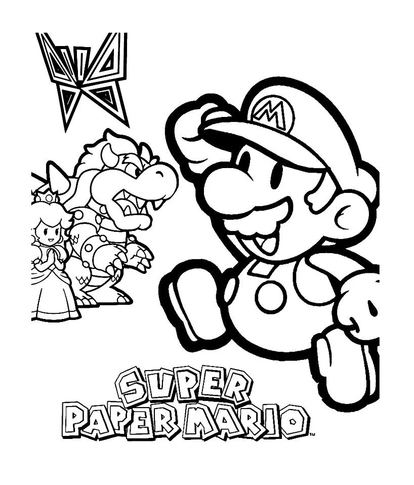 Páginas para colorear de Mario Bros para niños - Animals Coloring pages for kids - Just Color Niños : Dibujos para colorear para niños