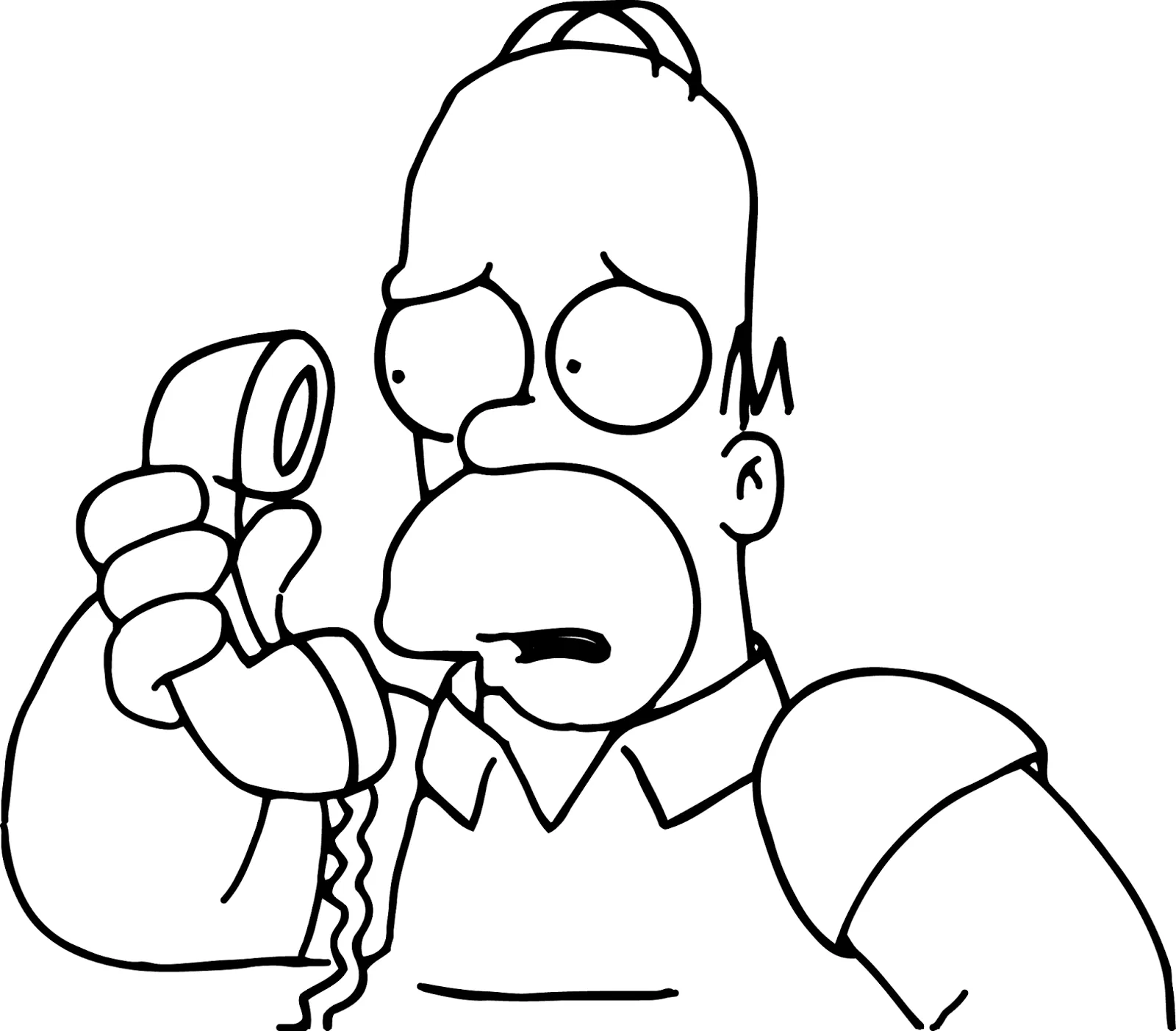 Homero para colorear - Imagui