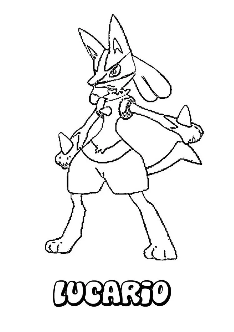 Páginas para colorir POKEMON do tipo LUTADOR - Desenho do pokémon ...