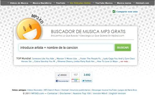 Paginas Para Descargar Musica (Mp3) Gratis!!! - Taringa! Paginas Para Descargar Musica (Mp3) Gratis!!! - Taringa!