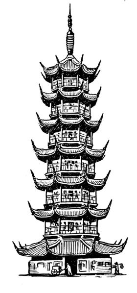 Dibujos de casas chinas - Imagui