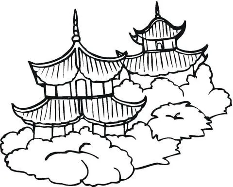Pagodas Coloring page | Free Printable Coloring Pages Pagodas Coloring page | Free Printable Coloring Pages