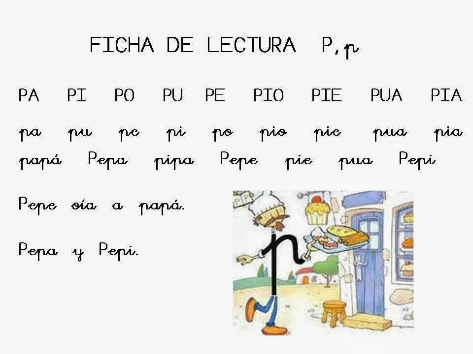 EL PAÍS DE LAS LETRAS: FICHA DE LECTURA "LA P" EL PAÍS DE LAS LETRAS: FICHA DE LECTURA "LA P"