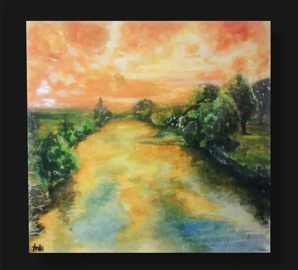 Paisaje hecho con acuarela - Taringa!
