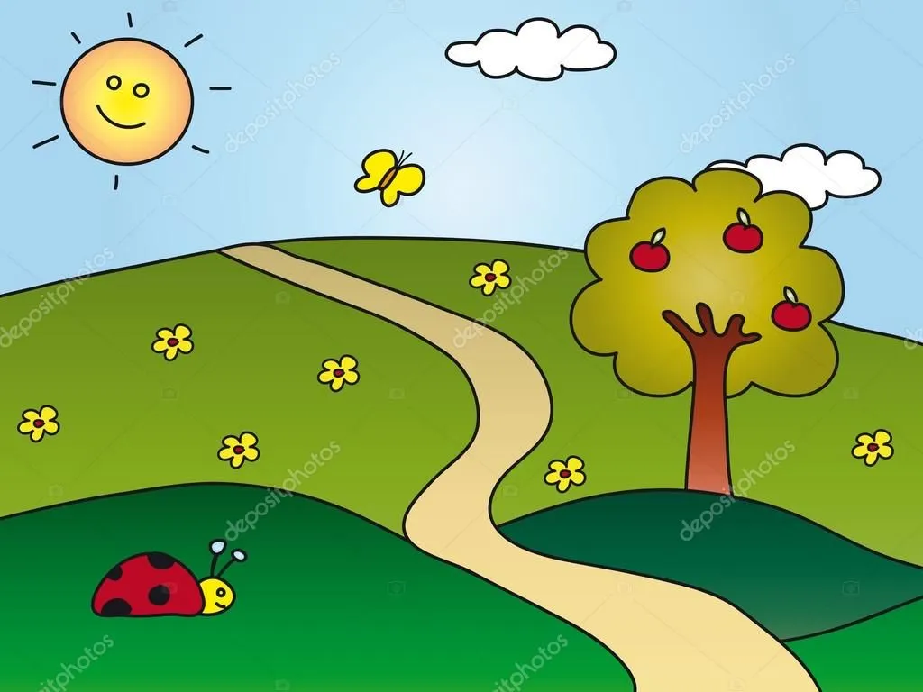 Paisaje caricatura - Imagui