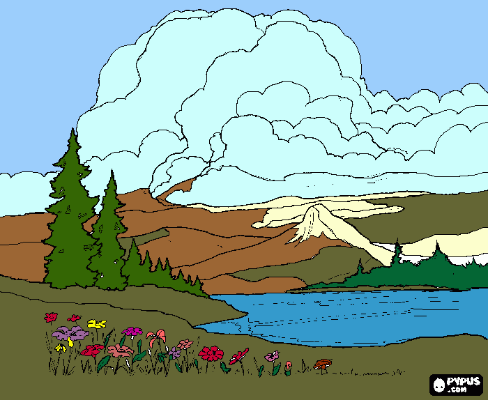 Paisaje Geograf para colorear, Paisaje Geograf para imprimir Paisaje Geograf para colorear, Paisaje Geograf para imprimir