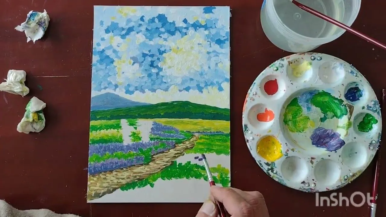 Paisaje impresionismo fácil. Easy impressionist painting - YouTube Paisaje impresionismo fácil. Easy impressionist painting - YouTube