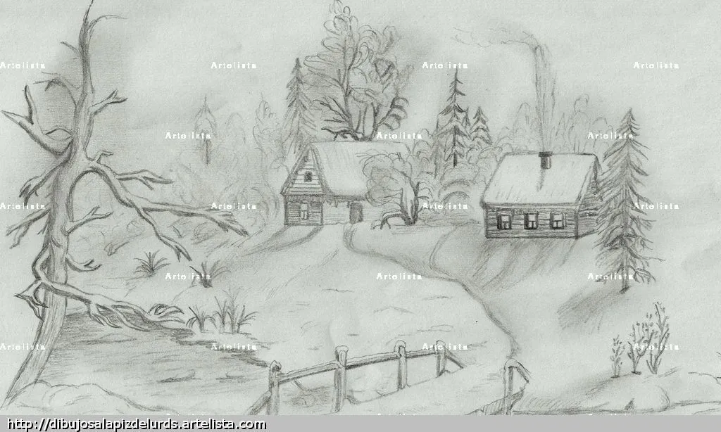 Paisaje de invierno Lourdes Coll Busquets - Artelista. Paisaje de invierno Lourdes Coll Busquets - Artelista.