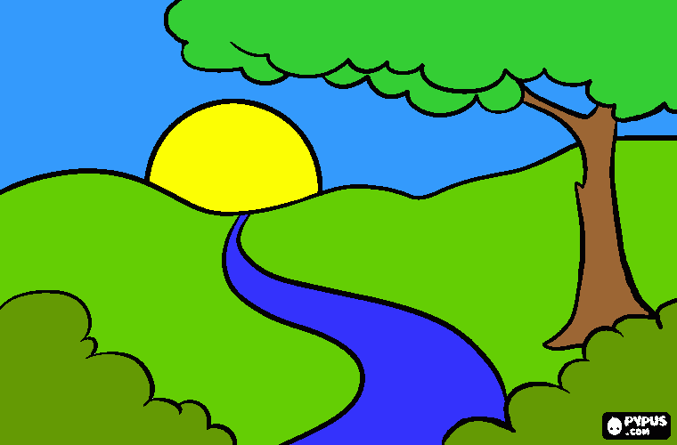 paisaje llanero para colorear, paisaje llanero para imprimir paisaje llanero para colorear, paisaje llanero para imprimir