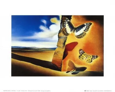 Paisaje con mariposas Lámina por Salvador Dalí en AllPosters. Paisaje con mariposas Lámina por Salvador Dalí en AllPosters.