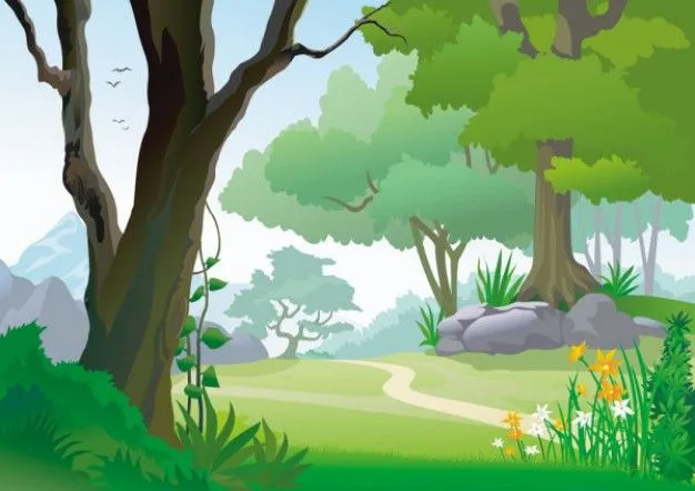 Paisaje natural para niños - Imagui
