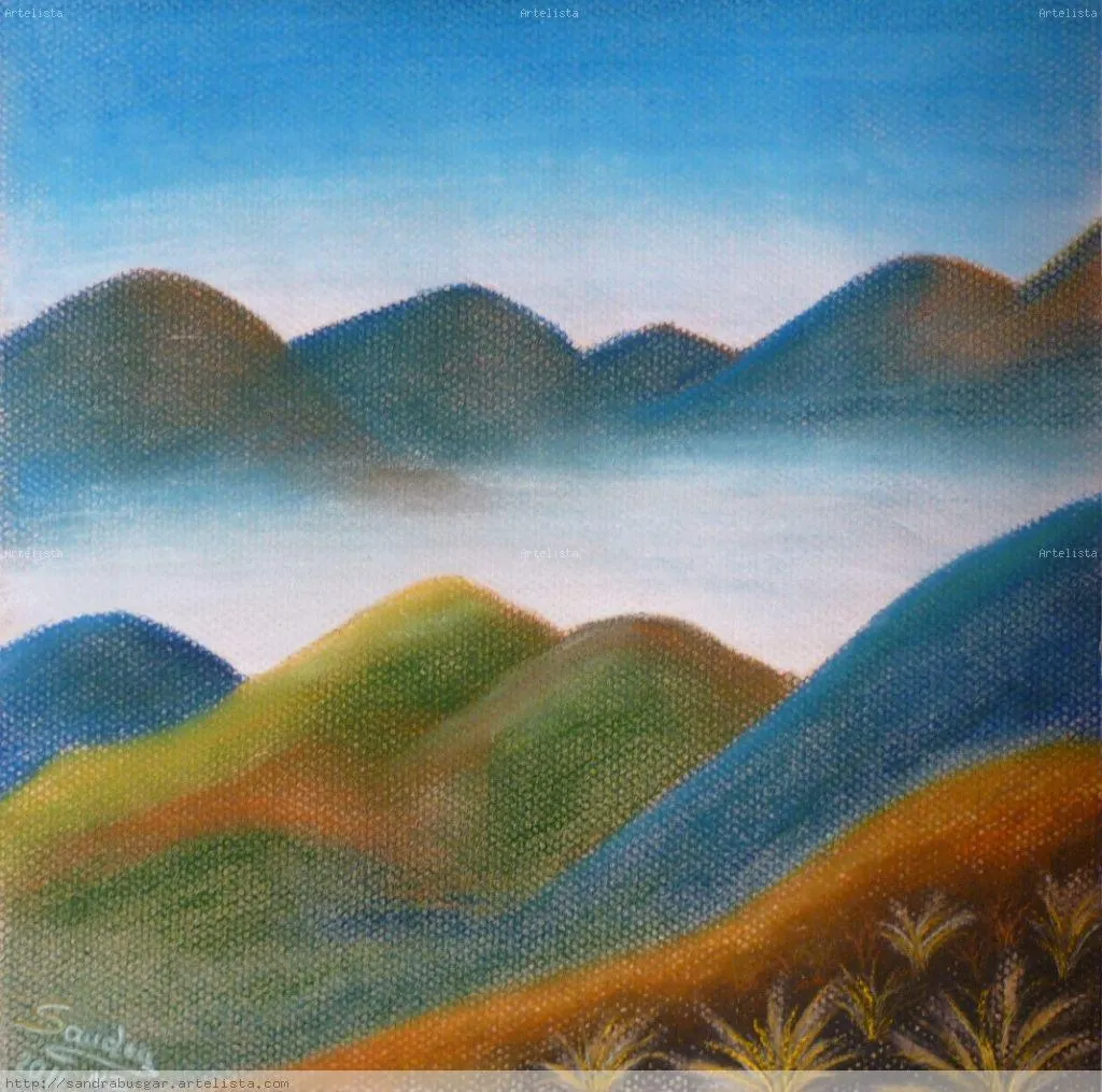 PAISAJE NEOZELANDES Sandra Bustamante García. - Artelista. PAISAJE NEOZELANDES Sandra Bustamante García. - Artelista.