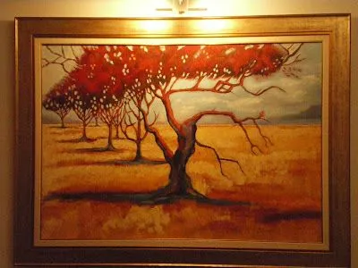 paisaje africano - MIS CUADROS Y TRABAJOS