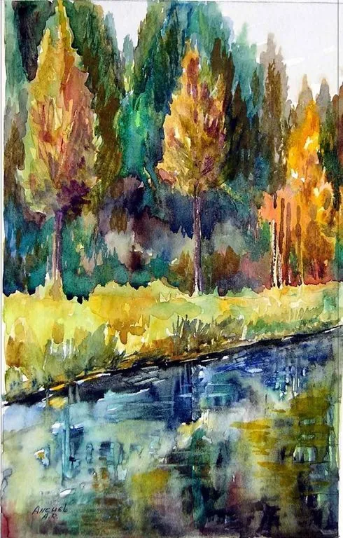 Paisaje Otoñal ANGEL ALANDES RUIZ - Artelista.com Paisaje Otoñal ANGEL ALANDES RUIZ - Artelista.com