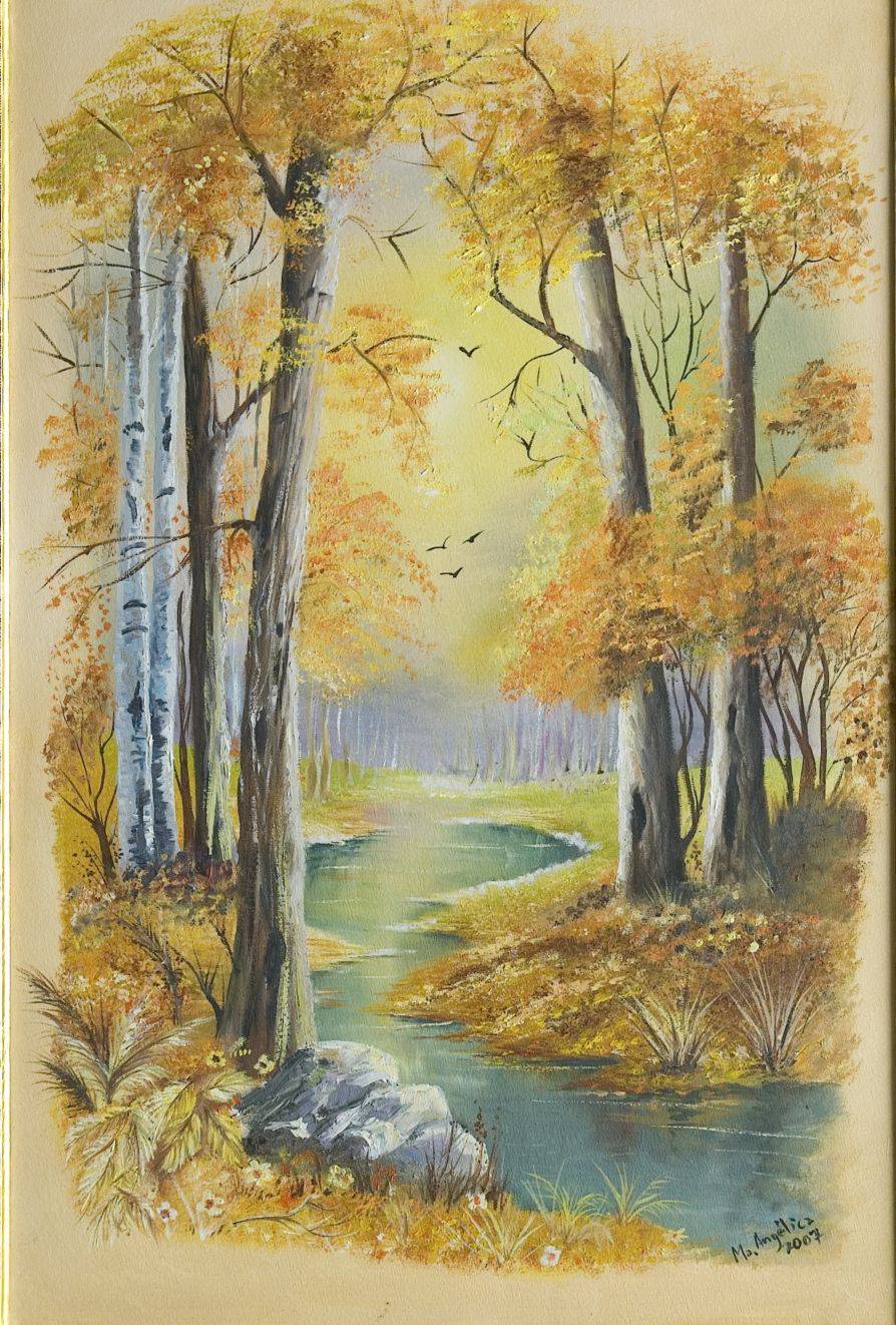 PAISAJE OTOÑAL MARIA ANGELICA MARTIN - Artelista. PAISAJE OTOÑAL MARIA ANGELICA MARTIN - Artelista.