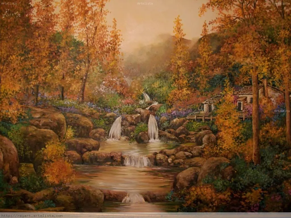 PAISAJE OTOÑAL rafael rey martinez - Artelista. PAISAJE OTOÑAL rafael rey martinez - Artelista.