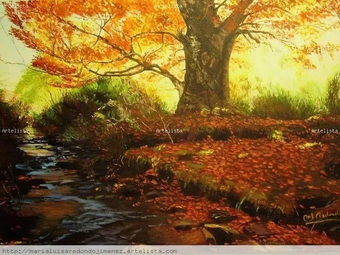 PAISAJE OTOÑO MARIA LUISA REDONDO JIMENEZ- Artelista. PAISAJE OTOÑO MARIA LUISA REDONDO JIMENEZ- Artelista.