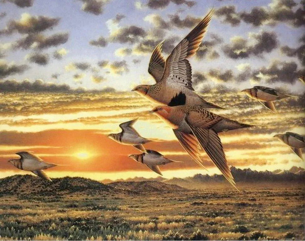 Paisaje con Pájaros al Óleo | Bodegones y Paisajes Cuadros al Óleo Paisaje con Pájaros al Óleo | Bodegones y Paisajes Cuadros al Óleo