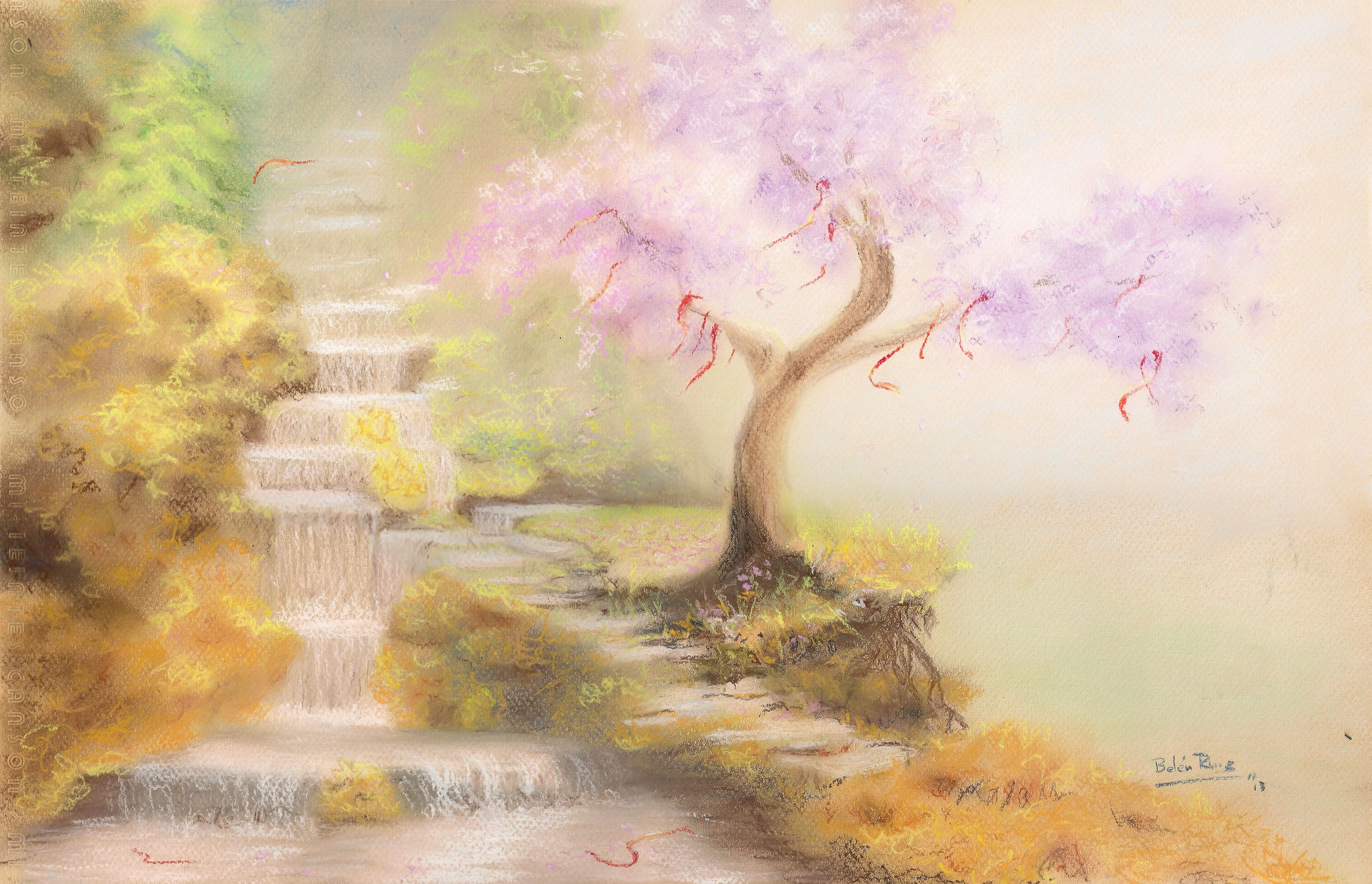 Paisaje en pastel | Belen Ruiz Valderrey