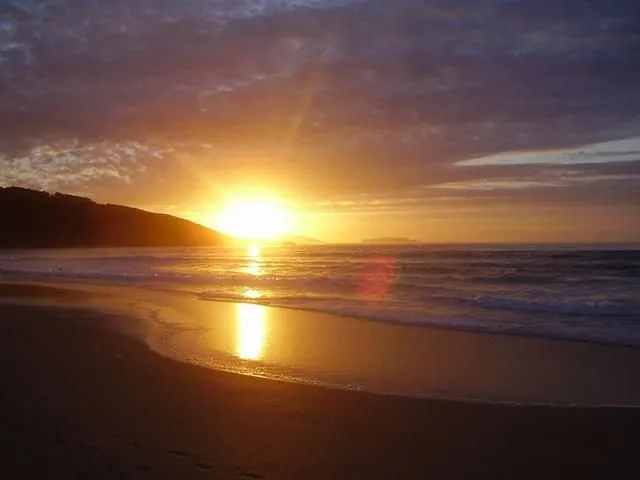 Paisaje playa atardecer - Imagui