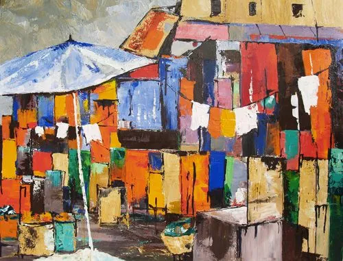 Paisaje urbano 7 | ALEX LLUENT | pintura contemporánea #7 | www ...