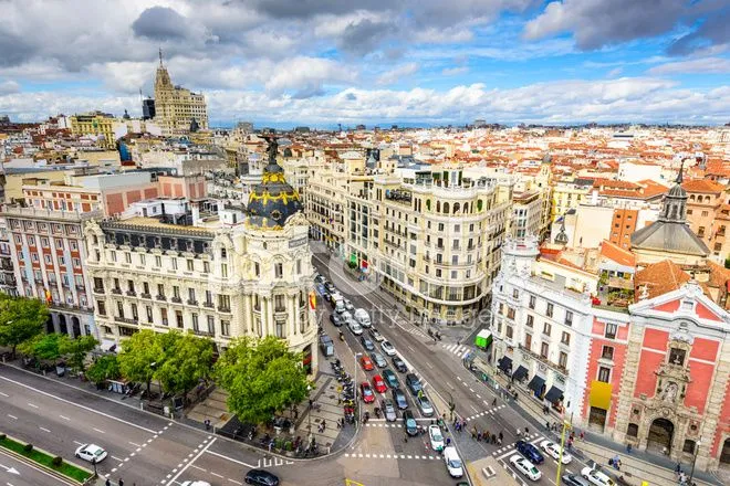 Paisaje Urbano DE Madrid, España Fotografías de stock - FreeImages.com