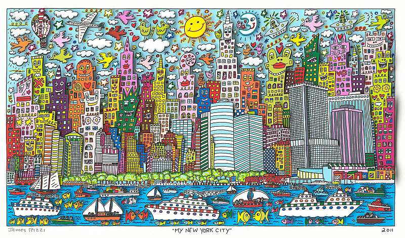 Un paisaje urbano, pop y divertido para niños: James Rizzi | Con ... Un paisaje urbano, pop y divertido para niños: James Rizzi | Con ...