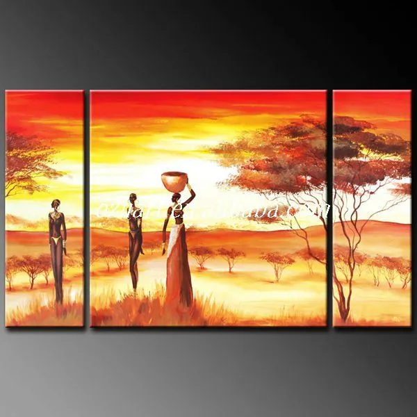 Pinturas al oleo de paisajes africanos - Imagui