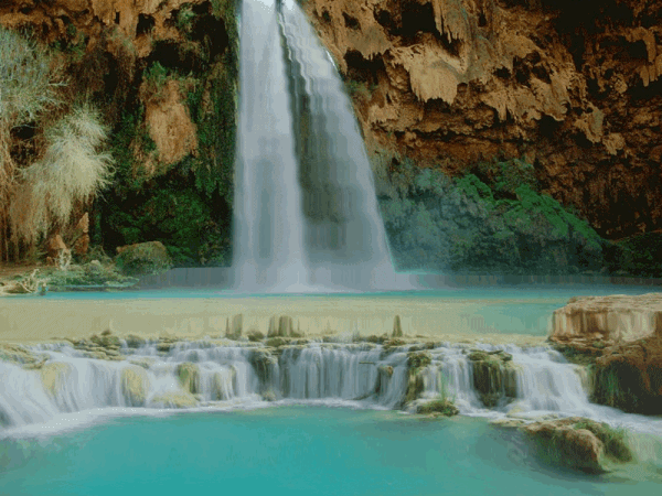 GIFS DE NATURALEZA: Paisajes de cascadas