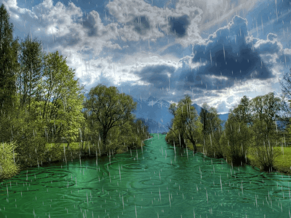 PAISAJES ANIMADOS: Paisaje animado de lluvia (2) PAISAJES ANIMADOS: Paisaje animado de lluvia (2)