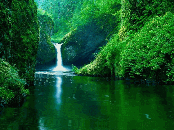 PAISAJES ANIMADOS: Paisaje animado de rio ( PAISAJES ANIMADOS: Paisaje animado de rio (