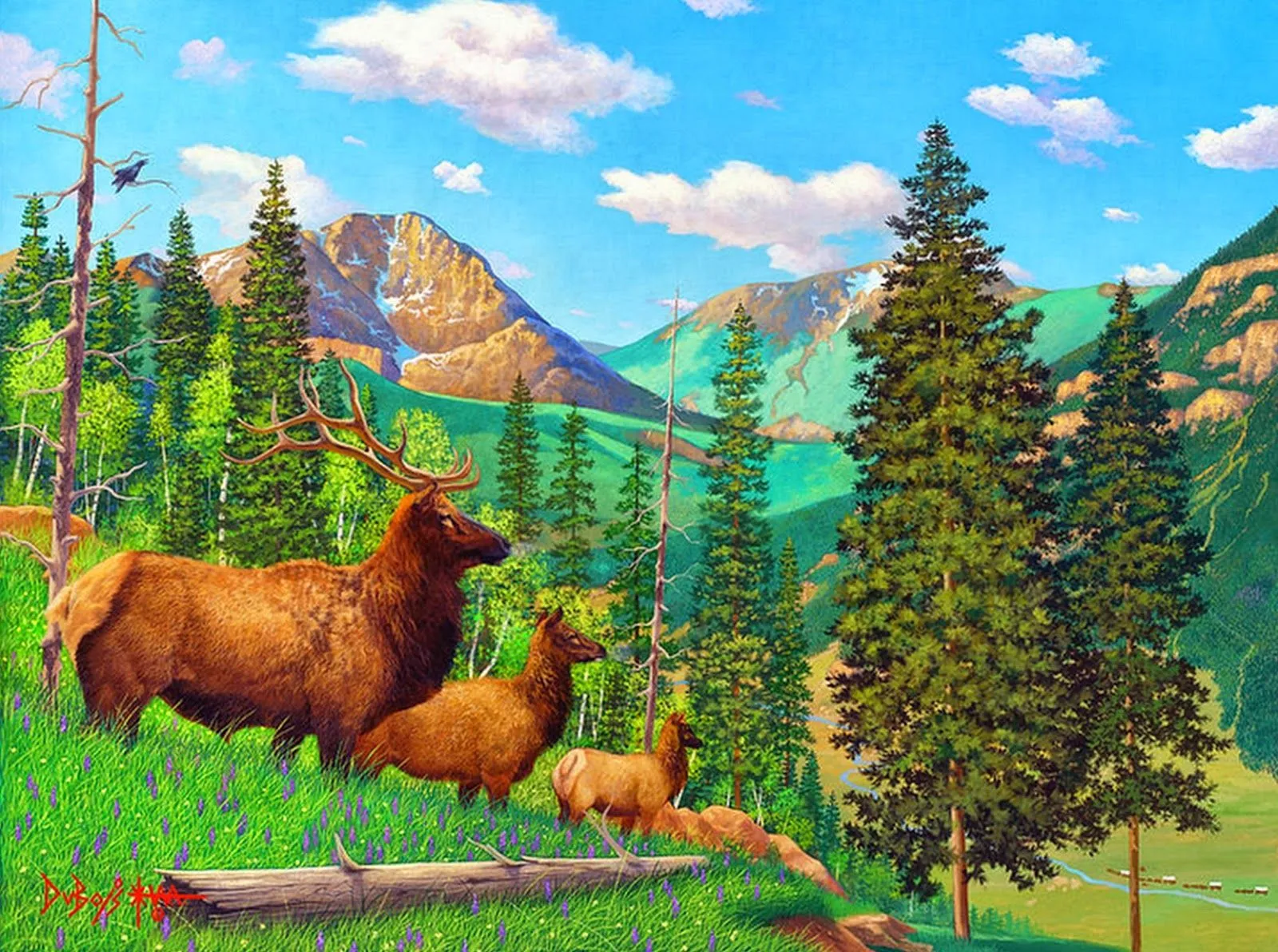 Paisajes con Animales de Howard Dubois. | Bodegones y Paisajes ... Paisajes con Animales de Howard Dubois. | Bodegones y Paisajes ...