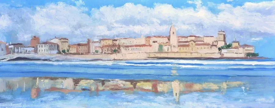 Dos paisajes de Asturias al óleo | Oleos y acuarelas de Rubén de Luis