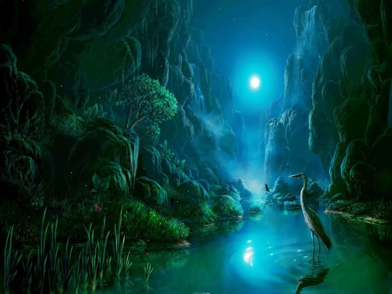 El taller de la brujaMar: Paisajes "Azules", para usar en fondos