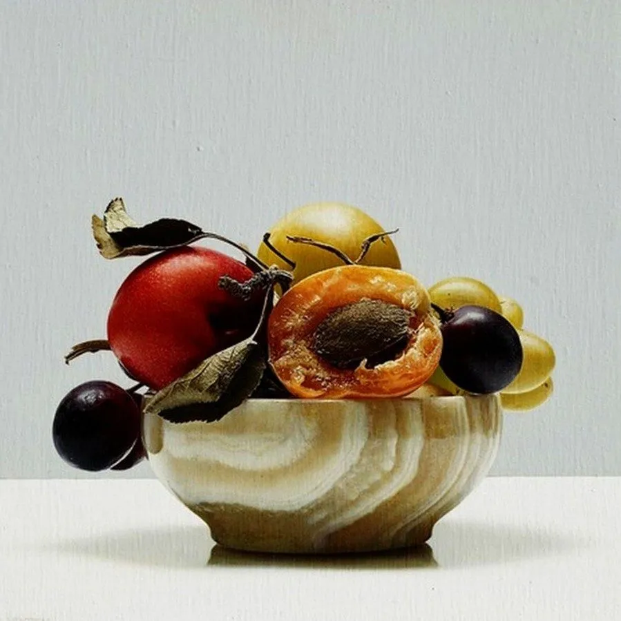 Paisajes y Bodegones: Bellos bodegones con fruteros