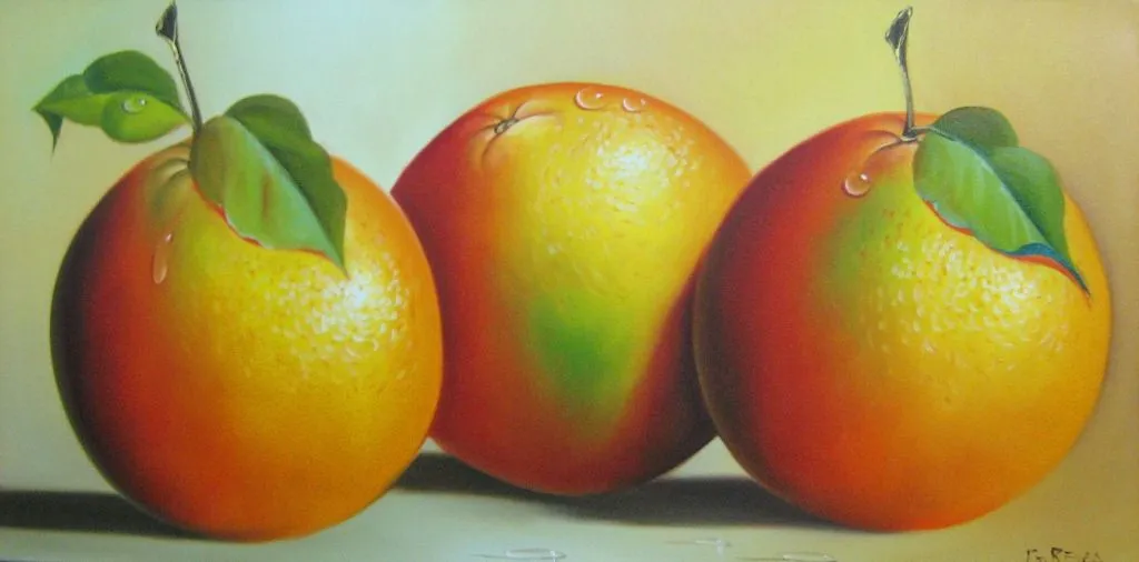 Paisajes y Bodegones al Óleo: Bodegones Modernos con Frutas Paisajes y Bodegones al Óleo: Bodegones Modernos con Frutas