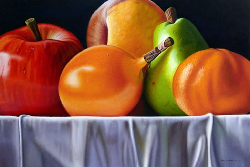 Paisajes y Bodegones al Óleo: Cuadros de bodegones de frutas ...