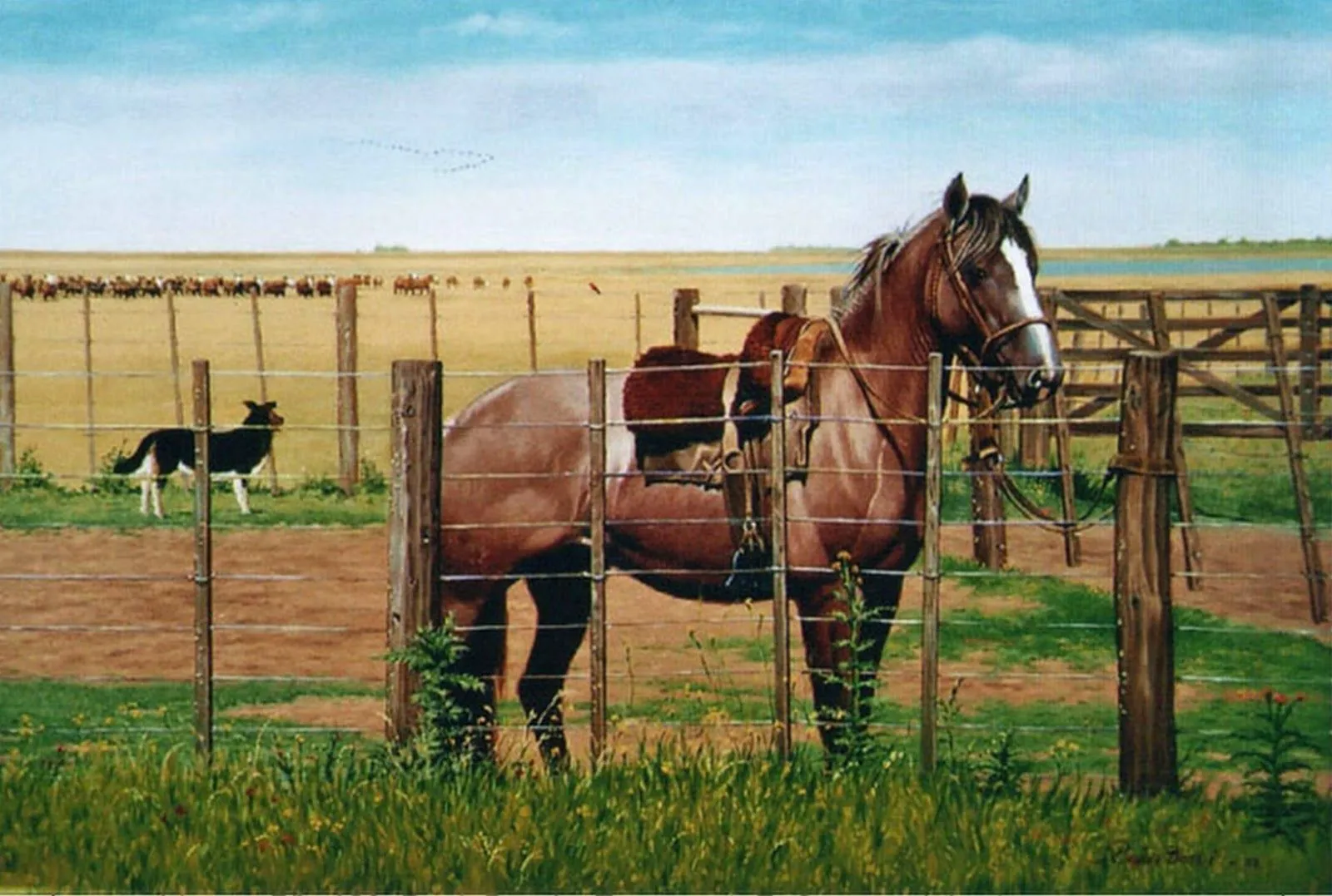Paisajes y Bodegones: Cuadros de Paisajes con Caballos Paisajes y Bodegones: Cuadros de Paisajes con Caballos