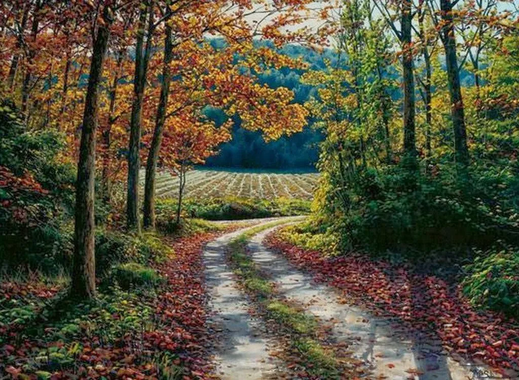 Paisajes y Bodegones: Hermosos Paisajes con Árboles Pintados al Óleo Paisajes y Bodegones: Hermosos Paisajes con Árboles Pintados al Óleo