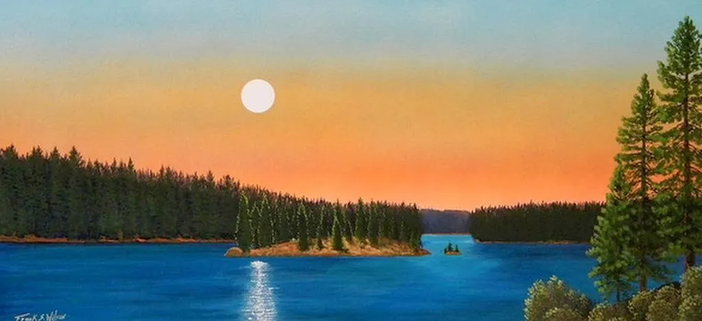 Paisajes y Bodegones: Hermosos Paisajes de Noche, Pinturas ... Paisajes y Bodegones: Hermosos Paisajes de Noche, Pinturas ...
