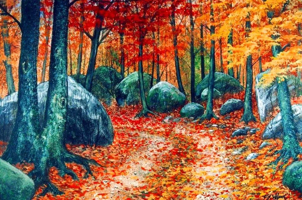 Paisajes y Bodegones: Paisajes Bosques del Otoño, Obras de Frank ... Paisajes y Bodegones: Paisajes Bosques del Otoño, Obras de Frank ...