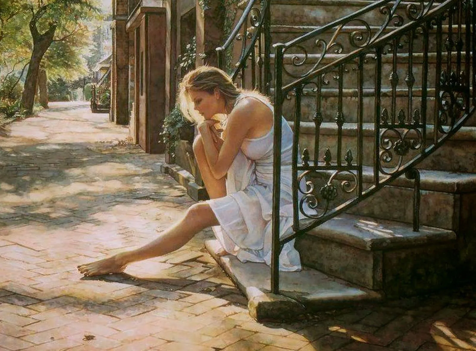 Paisajes y Bodegones en Pintura: Pinturas Paisajes con Mujeres ... Paisajes y Bodegones en Pintura: Pinturas Paisajes con Mujeres ...