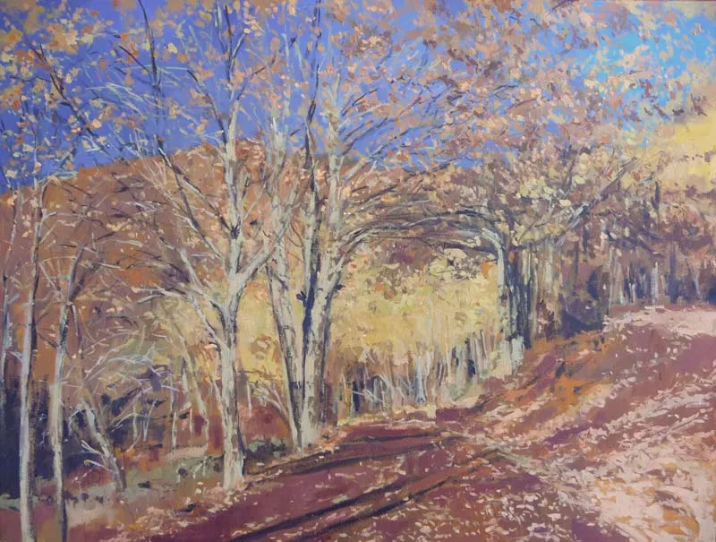 Paisajes y Bodegones: TARDE DE OTOÑO, ÓLEO SOBRE LIENZO, RUBÉN DE LUIS Paisajes y Bodegones: TARDE DE OTOÑO, ÓLEO SOBRE LIENZO, RUBÉN DE LUIS