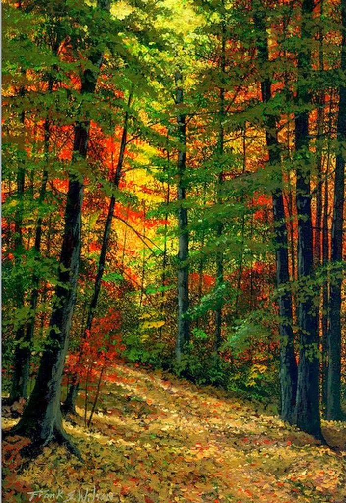 Paisajes y Bodegones: Paisajes Bosques del Otoño, Obras de Frank ... Paisajes y Bodegones: Paisajes Bosques del Otoño, Obras de Frank ...