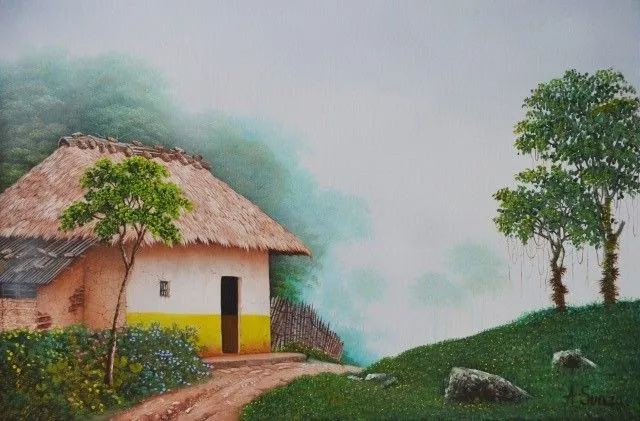 Imágenes Arte Pinturas: Paisajes colombianos para pintar al óleo