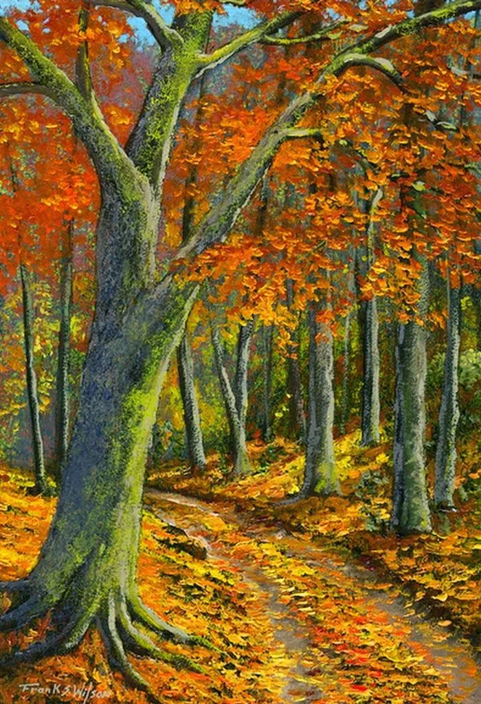Paisajes y Bodegones: Paisajes de Otoño, Pinturas al Óleo, Frank ... Paisajes y Bodegones: Paisajes de Otoño, Pinturas al Óleo, Frank ...